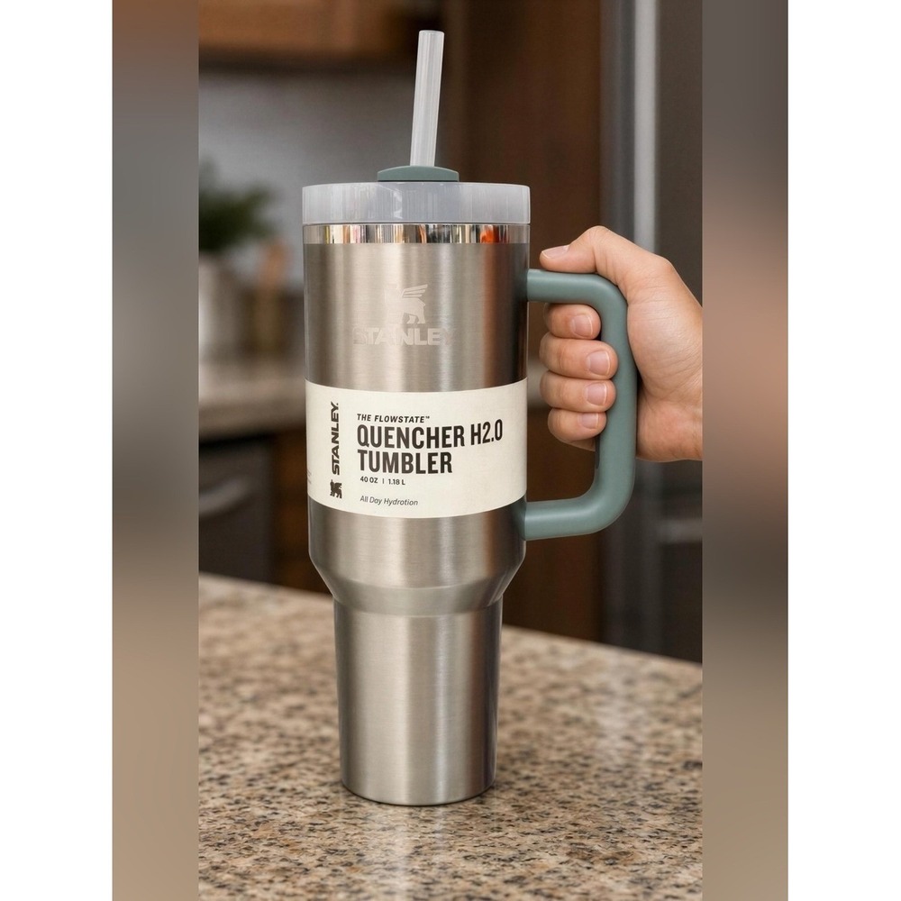 Stanley Quencher H2.O FlowState™ 40oz Stainless Steel Shale‎ Tumbler